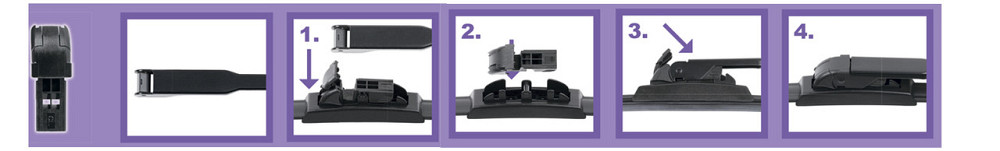 Адаптер для щіток склоочисника Central Lock (2шт) Alca, 300720 Київ - фото 3