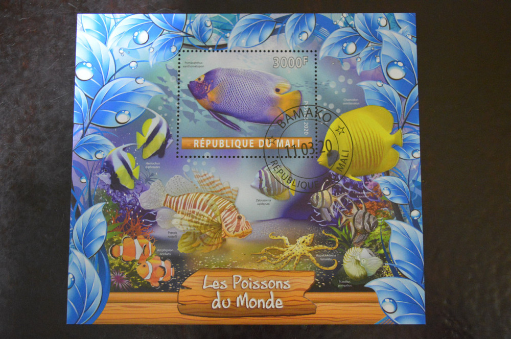 Малі. Марки. Фауна. Блок. 2020 рік (В-4) Полтава - фото 1