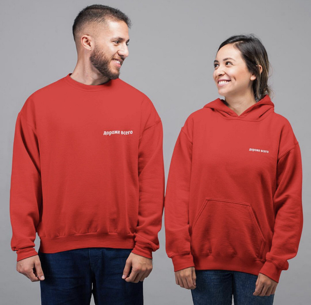 Парне худі для хлопця та дівчини — 100% Бавовна — Heart Чернівці - фото 1