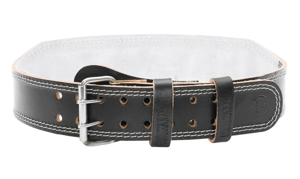 Пояс для важкої атлетики Power System PS-3100 Power шкіряний Black S Луцьк - фото 3