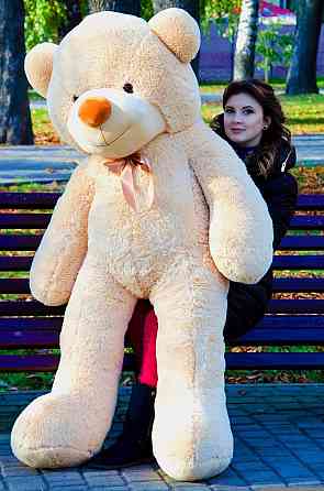 Плюшевий ведмедик М'яка іграшка Рафаель 180 см Бежевий Тернопіль