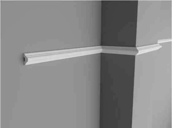 Молдинг М20.12 под покраску из полимера высокой плотности  (2000х20х12мм) Днепр