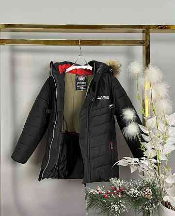 Детская куртка на мальчика еврозима черная 110,116,122 Николаев