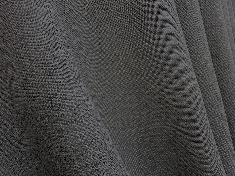 Комплект готових штор VR-Textil Льон Мішковина № 1140ш Графітовий 150х280 см 2 шт (33-0633) Київ - фото 14