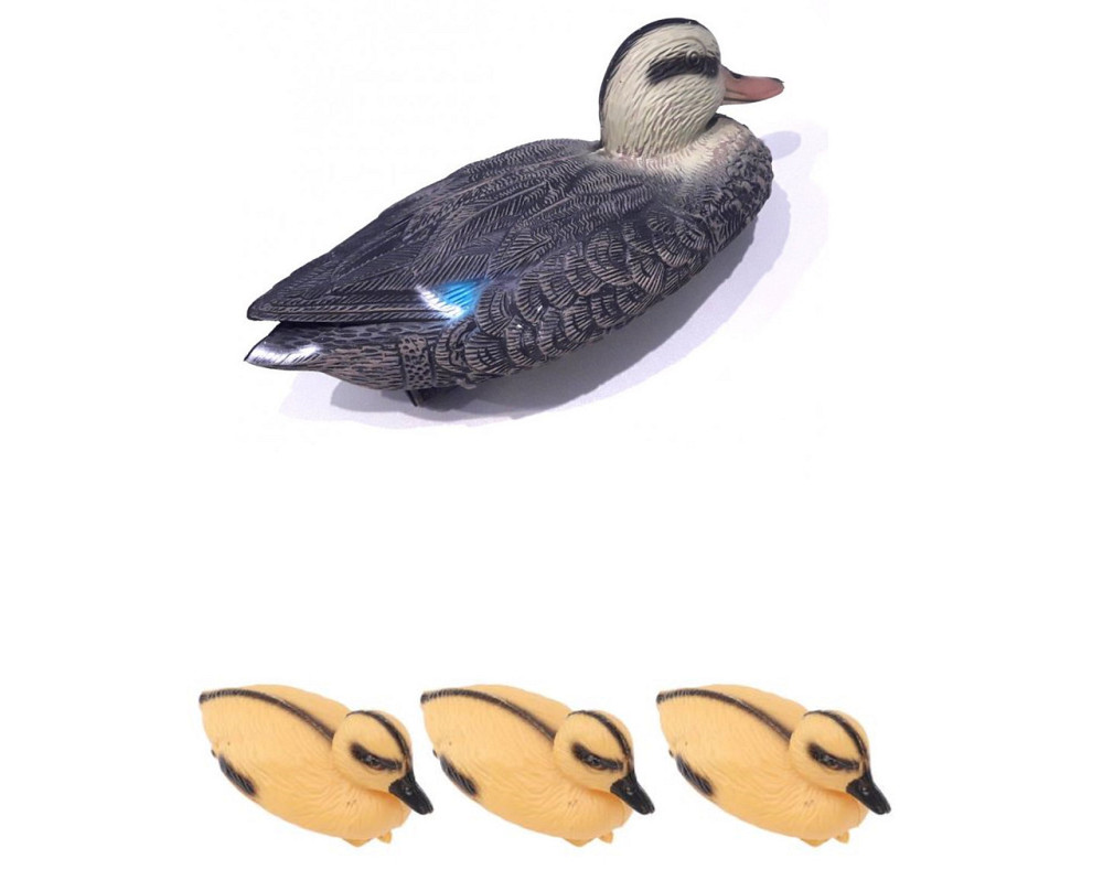 Качка декоративна для ставка 25х10см + Каченята 3 шт. Київ - фото 1