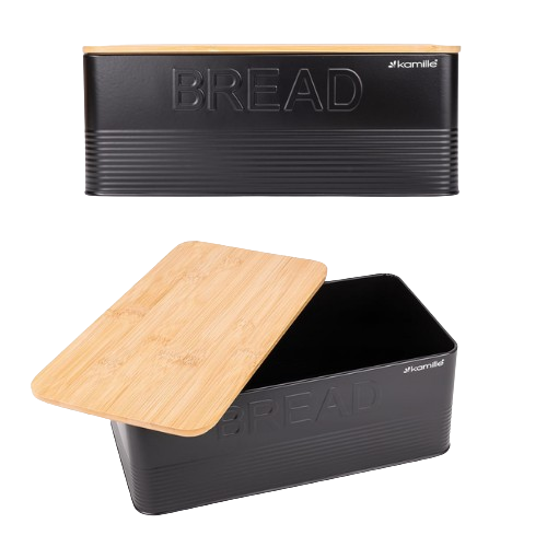 Хлібниця 35,5*21,5*19,5см бамбук/нержавіюча сталь 1126 KAMILLE Житомир