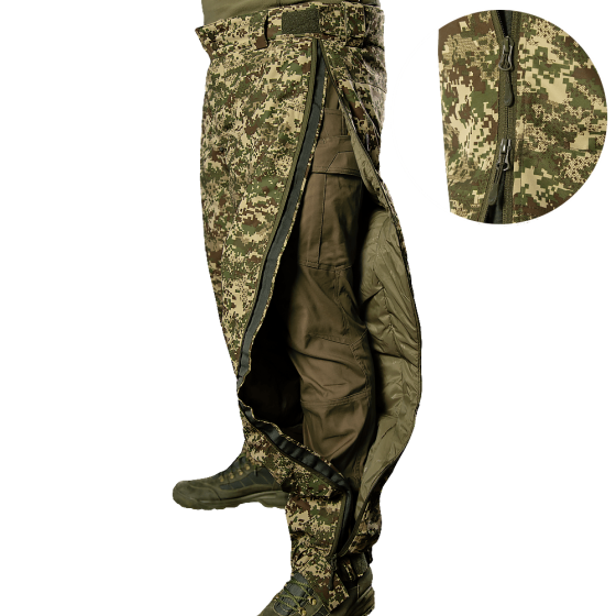 Зимний тактический водонепроницаемый комплект Defender 7 lvl (куртка и штаны) Хищник S Винница
