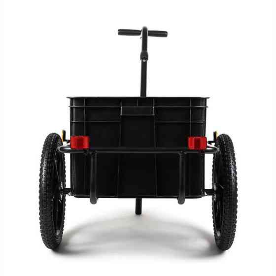 Big Black Mike Bicycle Trailer Load High Drawbar 70L Black Black (Германия, читать описание) Ровно