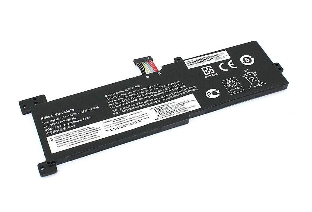 Аккумулятор для ноутбука L17L2PF0 Lenovo IdeaPad 330-15ARR 7.6V Black 3600mAh OEM Вінниця - фото 1