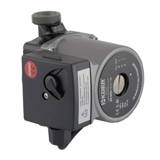 Насос циркуляційний Koer KP.GRS-15/4-130 (з кабелем та гайками) (KP3175) Київ
