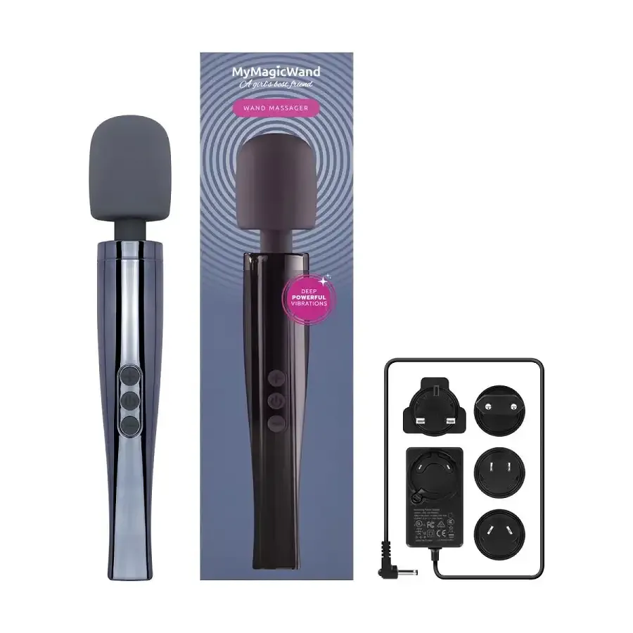 Вибромассажер MyMagicWand - Wand Massger Dynamite Grey Львов - изображение 7