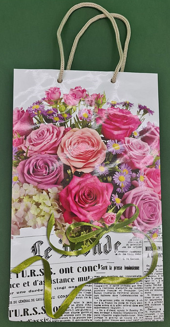 Бумажный пакет подарочный Средний 17/26/8 (артSV-180) (12 шт) Харьков - изображение 2