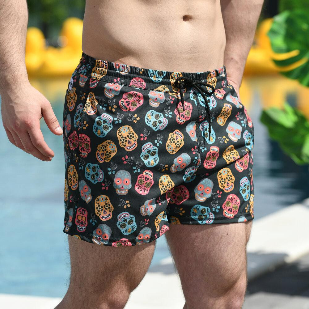 Плавательные шорты мужские Pobedov Pool day Kolorovi cherepy Киев - изображение 3