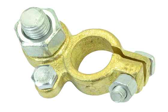 Клемма латунь (под болт 12 мм) плюс АКБ Мукачево