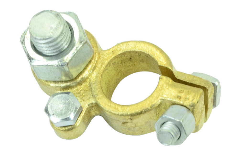 Клемма латунь (под болт 12 мм) плюс АКБ Мукачево - изображение 1