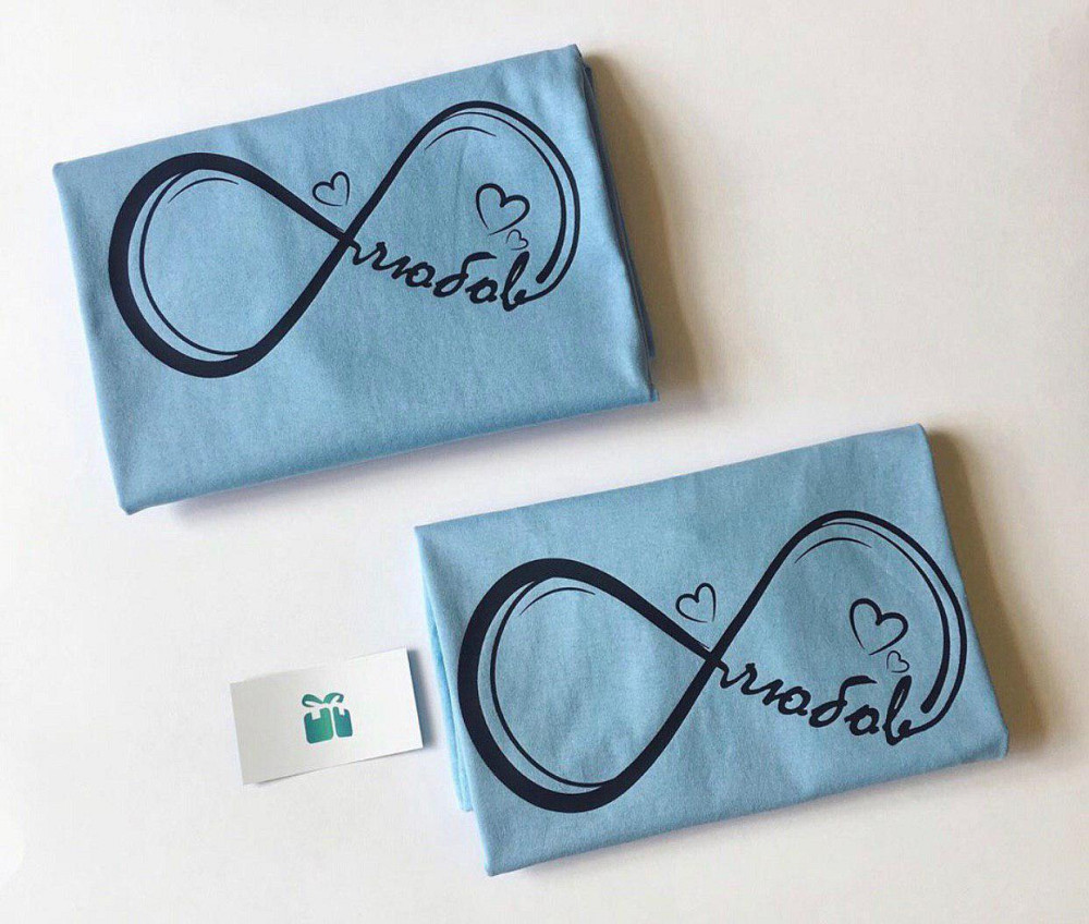 Парные футболки для парня и девушки - НАВСЕГДА Черновцы - изображение 1