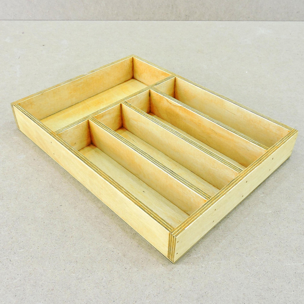 Лоток для столових приладів "Макароне" ваніль Миколаїв - фото 1