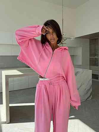 Женский прогулочный костюм двойка: кофта и штаны турецкая двунитка Одесса