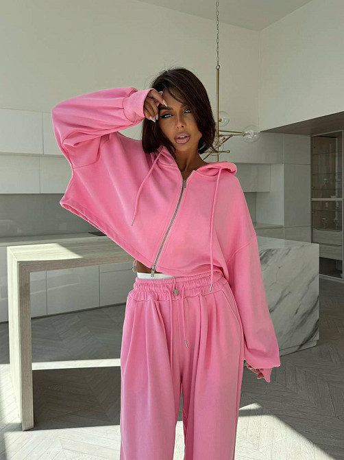 Женский прогулочный костюм двойка: кофта и штаны турецкая двунитка Одесса - изображение 4