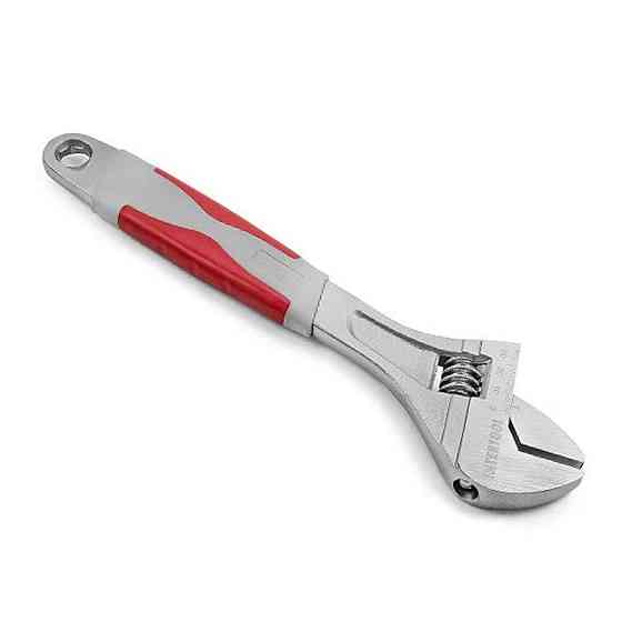 Ключ розвідний 300 мм, ізольована рукоятка, нікелеве покриття. Мукачево