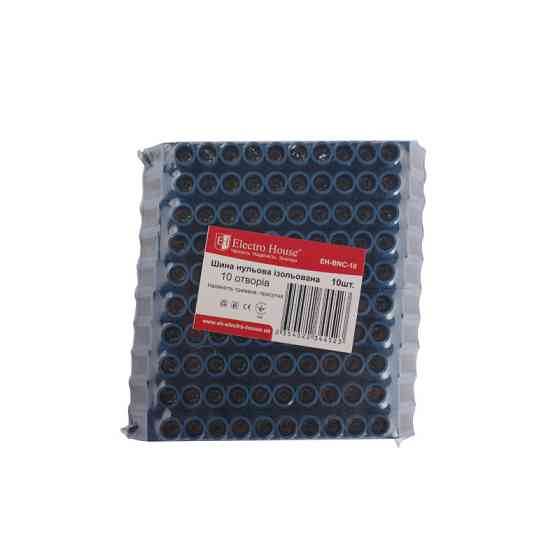 Шина нулевой изолированная, 10 отверстий Днепр