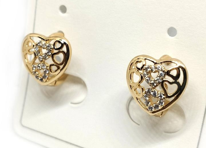 Серьги женские оригинальные Сердце Киев - изображение 1