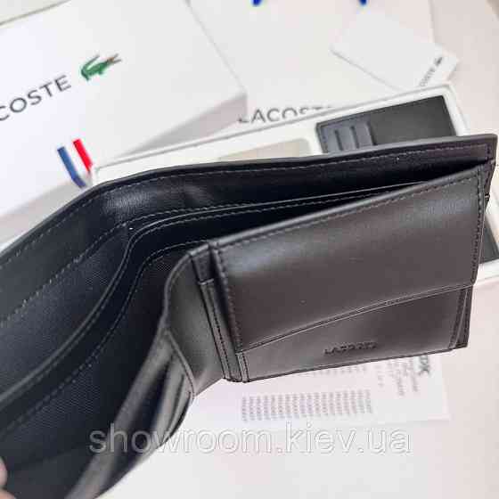 Чоловічий подарунковий набір, гаманець і картхолдер Lacoste (1718) Київ