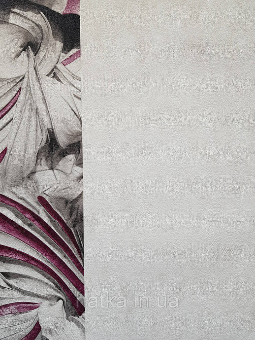 Обои винил на флизелине горячего тиснения DU&KA  Cave 1.06х10 под штукатурку молочные светло бежевые Киев - изображение 3