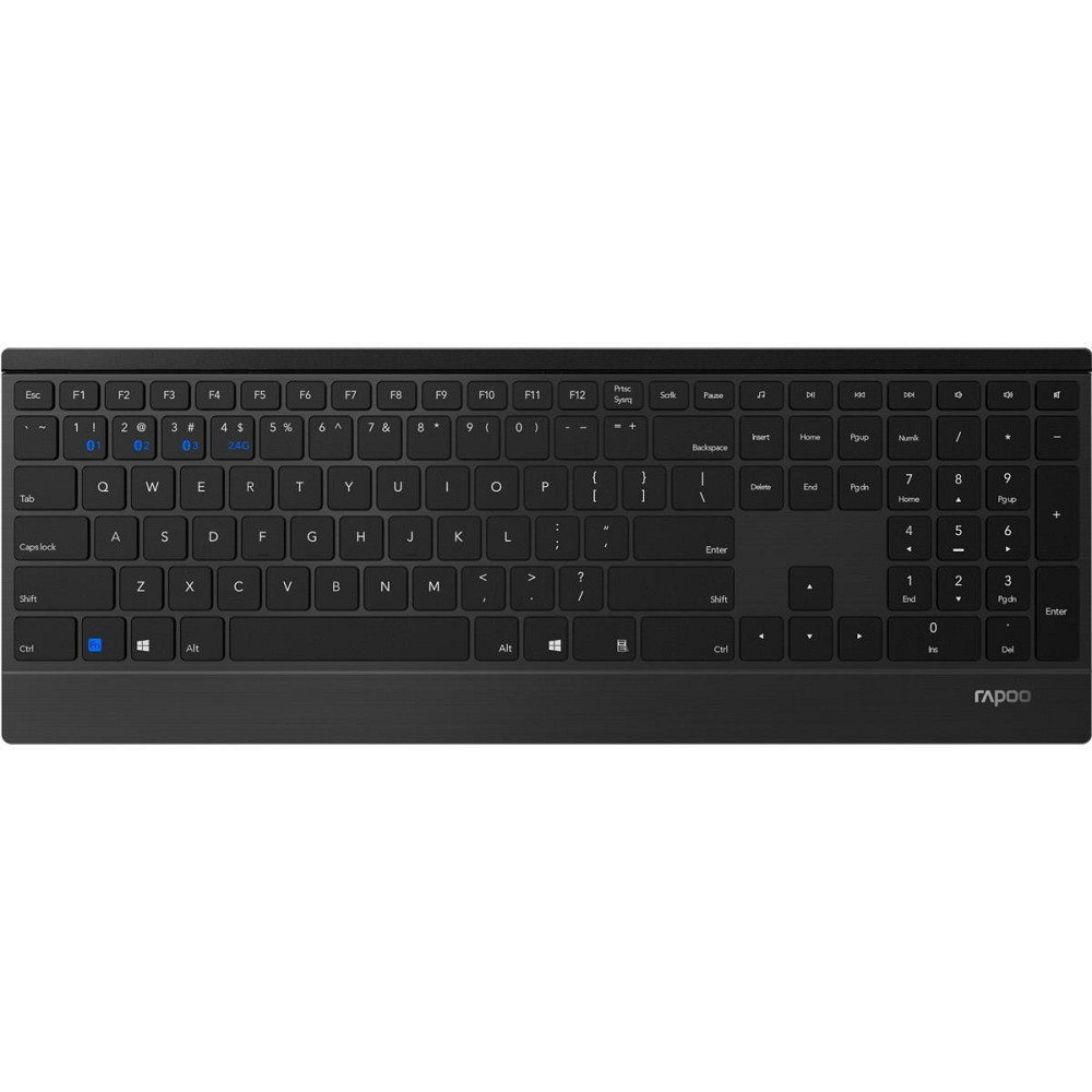 Клавіатура бездротова Rapoo E9500M Wireless Black Чорний Харків - фото 1