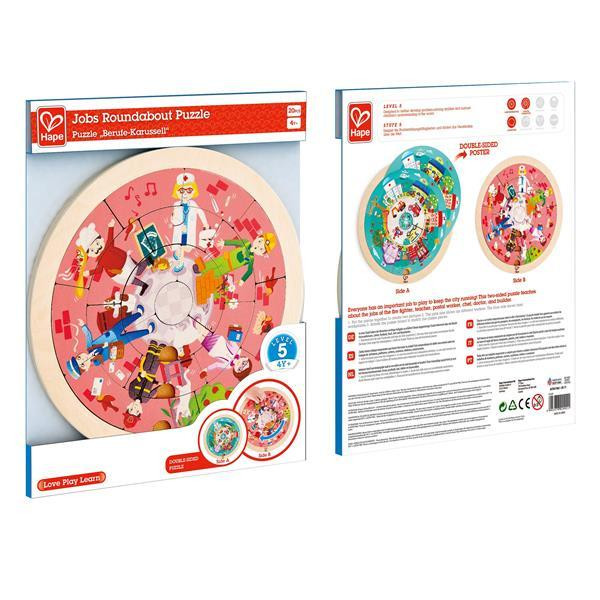 Дерев'яний пазл Hape Місто професій (E1624) Харків - фото 2