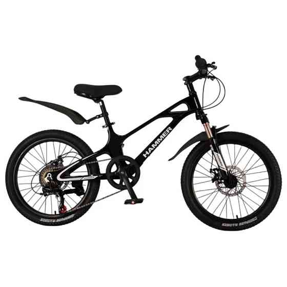 Двоколісний легкий дитячий велосипед Hammer, Комфортний велосипед для дітей з надійною рамою QZ-74 Івано-Франківськ