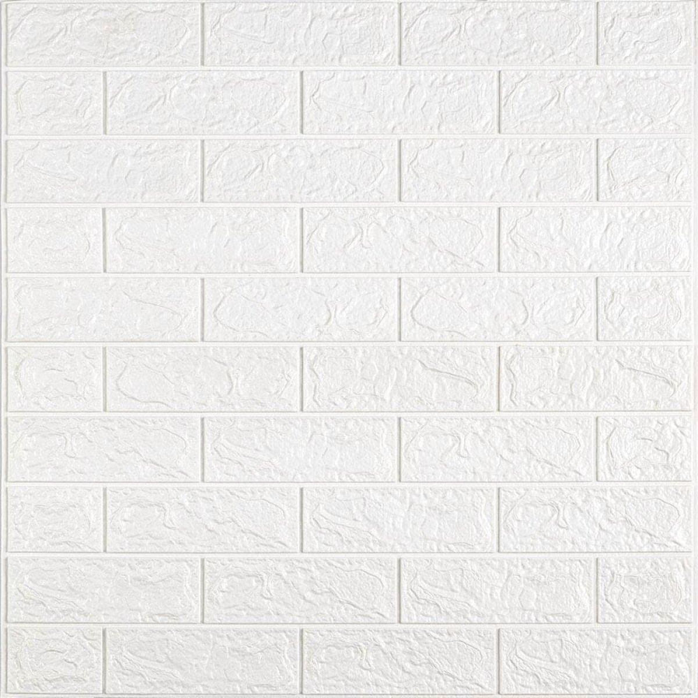 R001-2 Панель стеновая в рулоне 3D 700х3080х2мм Белый Кирпич SW-00002534 Днепр - изображение 2