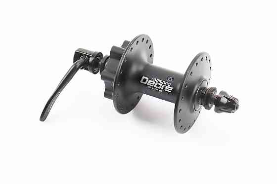 Втулка передня MTB алюмінієва 14Gx36H, Disk-brake, кріпл. ексцентрик, чорна DEORE НВ-M525A Київ