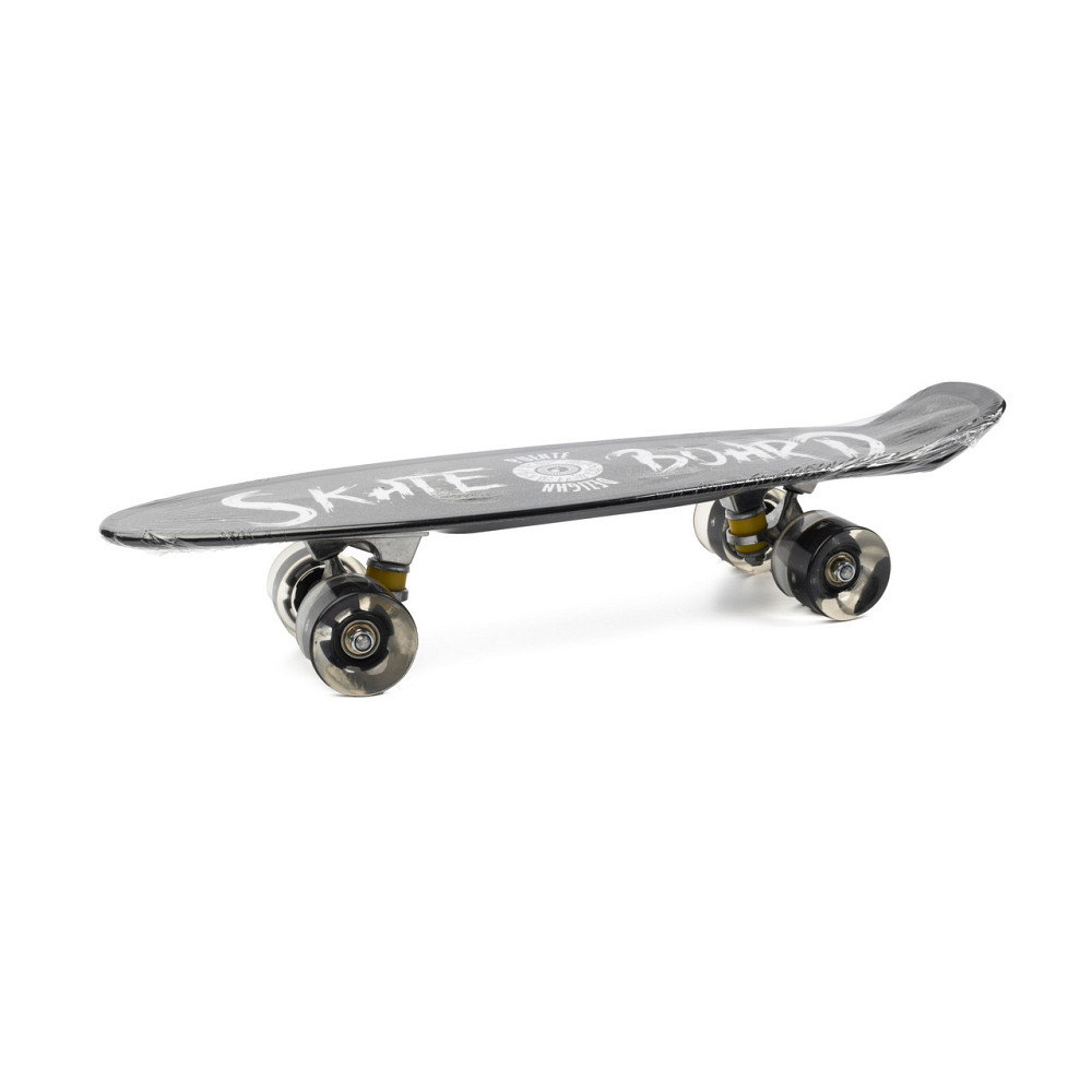 Скейт Пенни борд для детей MS 0298-1_4 Скейтборд со светящимися колесами ABEC 7 алюминиевая подвеска, Черный Каменец-Подольский - изображение 3