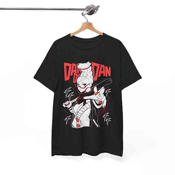 Футболка для хлопчика з аніме принтом Сеіко Айасе Дандадан Косплай оверсайз (зріст від 165 до 180) Чорний AnimeJ0296m Дніпро