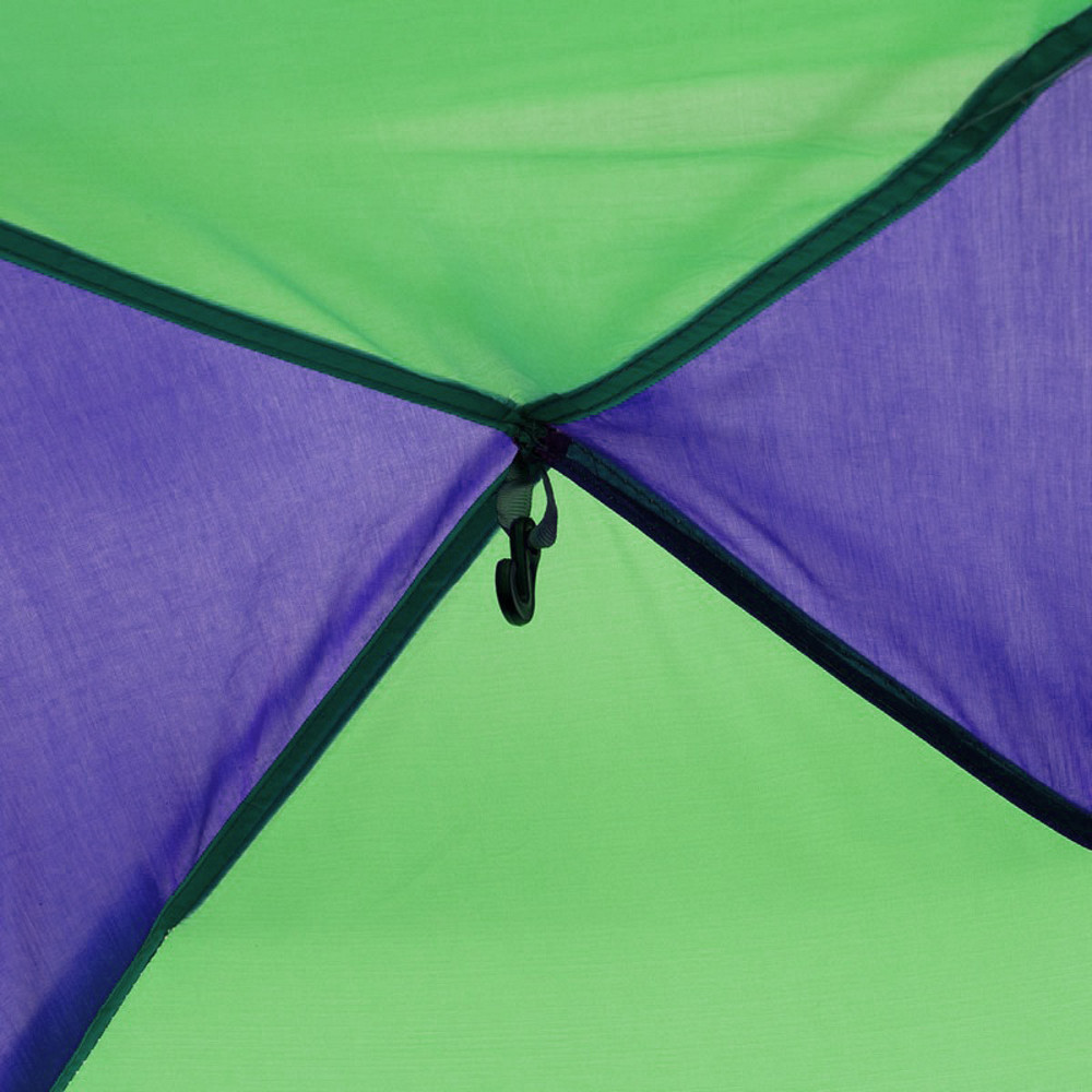 Палатка трехместная 2.00 х 2,00 м зеленая с тентом Киев - изображение 8