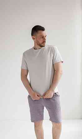 Мужские шорты муслиновые Темно-Серый M Харьков