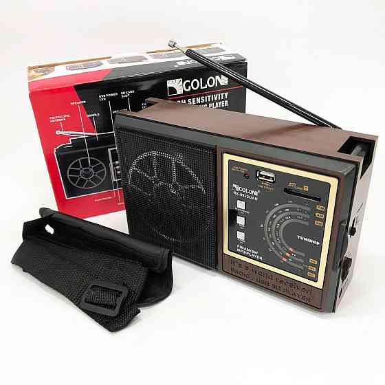 Мощный радиоприёмник GOLON, Классические радиоприемники на батарейках, Радио приемники от сети TS-54 Киев