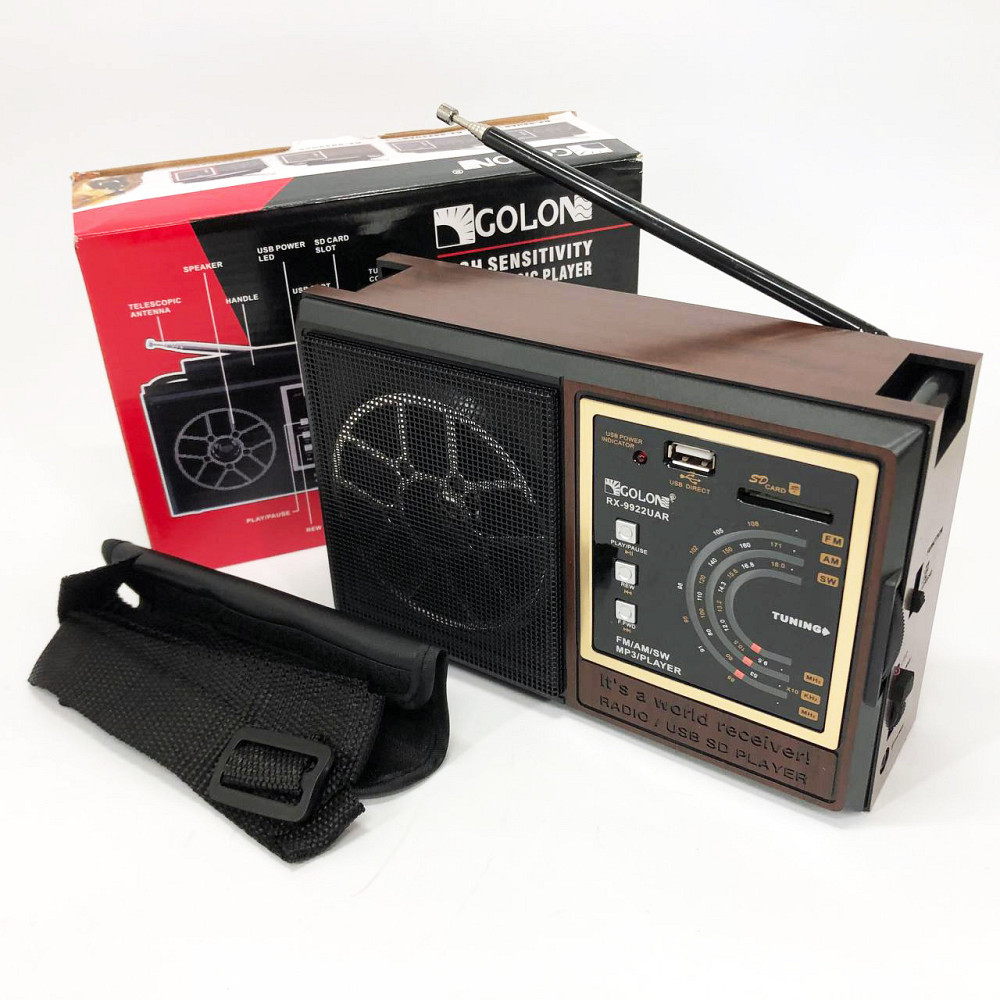 Мощный радиоприёмник GOLON, Классические радиоприемники на батарейках, Радио приемники от сети TS-54 Киев - изображение 6