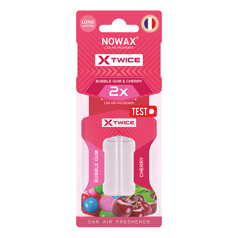 Ароматизатор с двойной капсулой Nowax X Twice - Bubble Gum & Cherry Львов - изображение 1