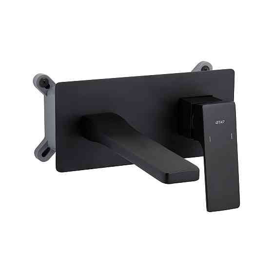 Смеситель для раковины Qtap Gemini скрытого монтажа QTGEM273BLM45694 Black Matt Киев