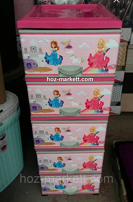 Тумба Комод дитяча Принцеси на 5 ящиків Туреччина Харків - фото 3