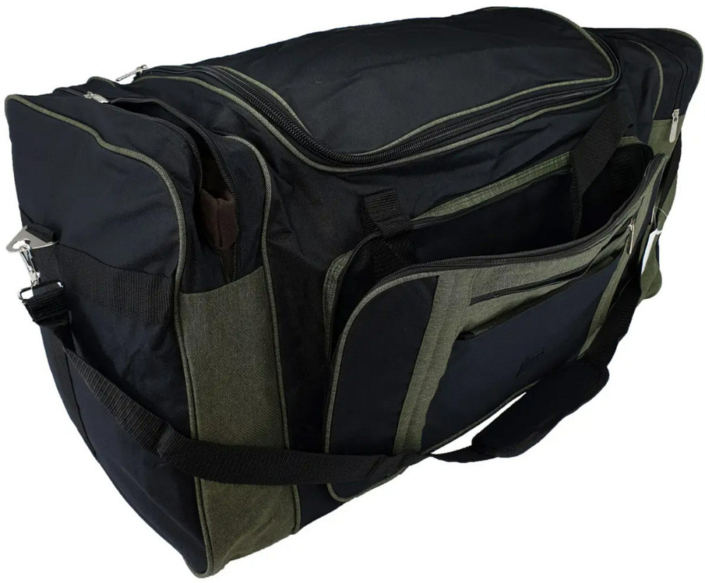 Сумка дорожня KAIMAN 80 см чорно-сіра S800702 Київ - фото 3