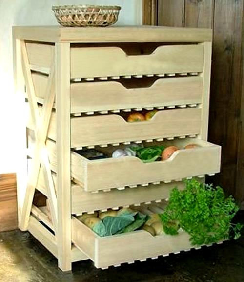 Стеллаж для овощей и фруктов 