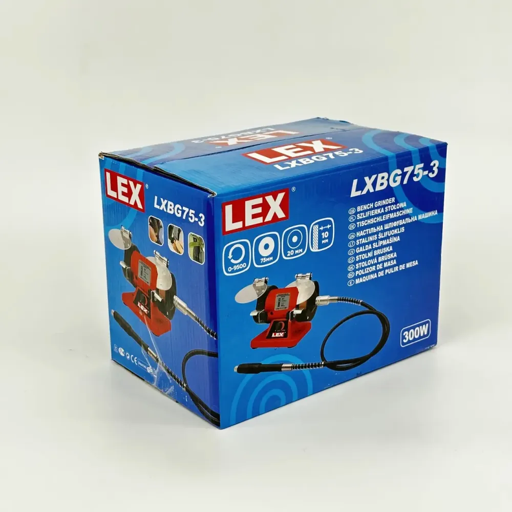 Точильний верстат LEX LXBG75-3, 300 Вт, 9500 об/хв, універсальний, Чехія Львів - фото 8