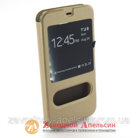 Чохол книжка SMART Meizu MX4 MX-4 gold Одеса - фото 1