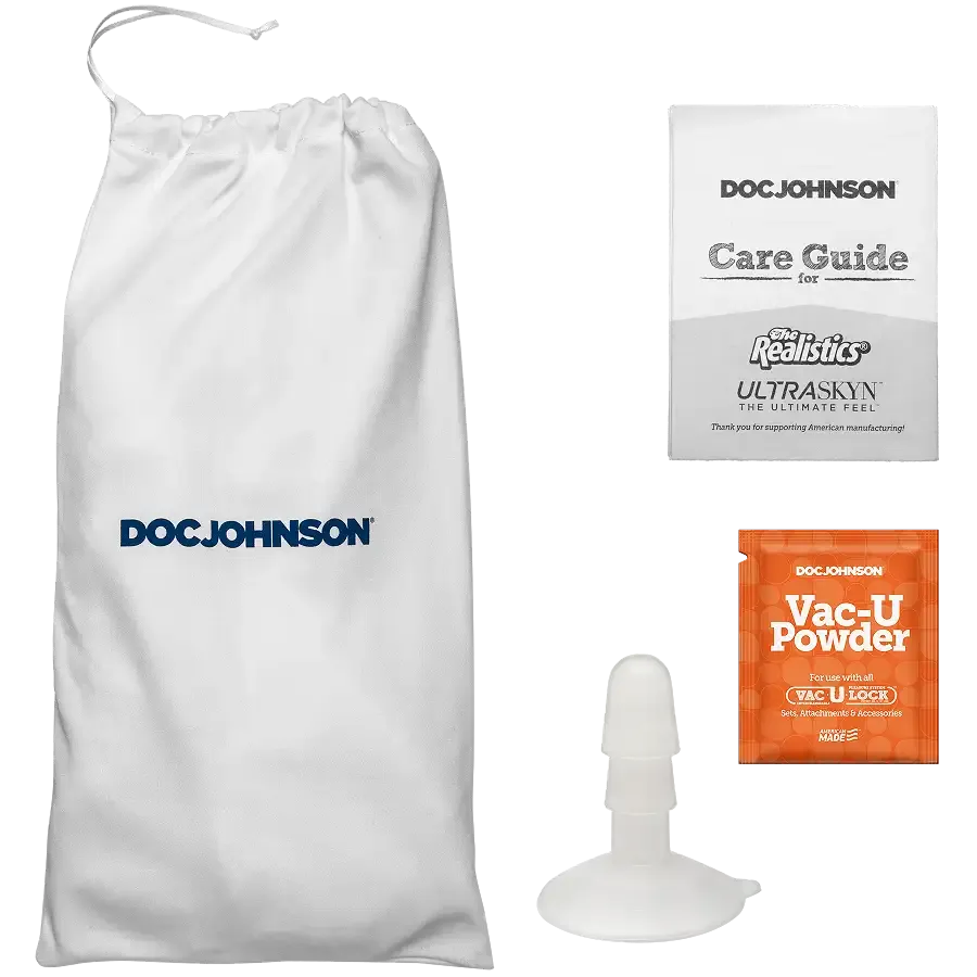 Фалоімітатор Doc Johnson The Realistic Cock ULTRASKYN - 9 Inch Chocolate Львів - фото 7