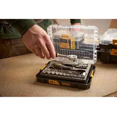 Набір головок Stanley FatMax Maxi Drive торцевих 1/4&quot;, шестигранний, 48 шт., кейс (FMMT98101-0) Вінниця