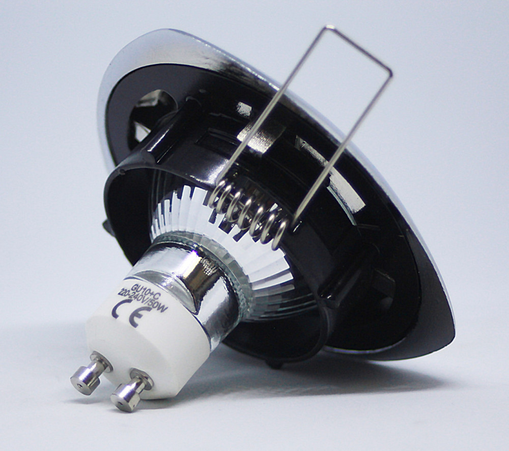 Спот - встраиваемый светильник 1хGU10х50W, хром, L6006T не поворотный Днепр - изображение 7