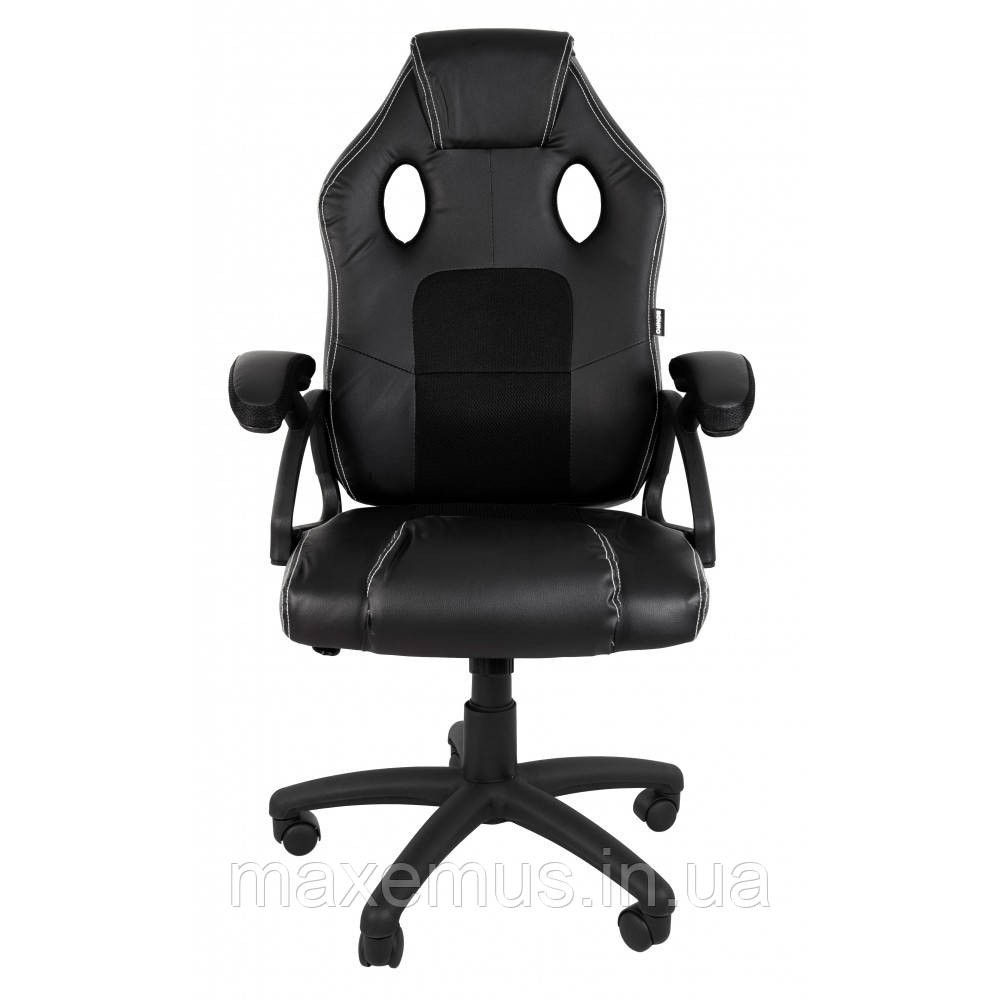 Геймерское игровое кресло bonro BN-2022S кресло геймерское для подростка компьютерное для дома черное Мостиська - фото 4